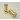 TQ Wire Products 5mm Male Short Light Bullets, Gold 13mm (2)