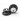 Traxxas SCT Wheels, satin chrome, black beadlock 2.2/3.0” (2)
